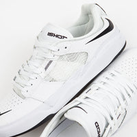 Nike SB Ishod Premium Shoes in White and Black and White - Black thumbnail