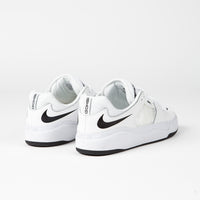 Nike SB Ishod Premium Shoes in White and Black and White - Black thumbnail
