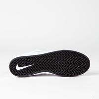 Nike SB Ishod Premium Shoes in White and Black and White - Black thumbnail