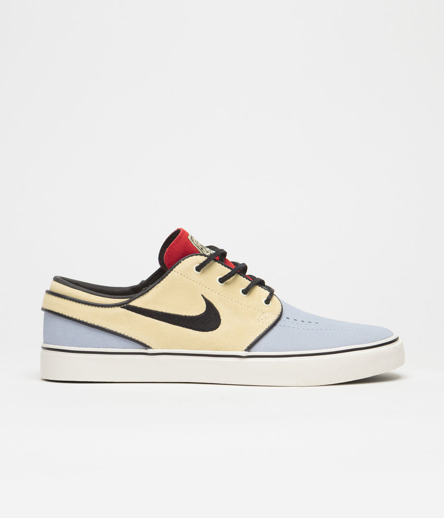 Nike SB Janoski OG+ Shoes in Alabaster and Alabaster and Chile Red