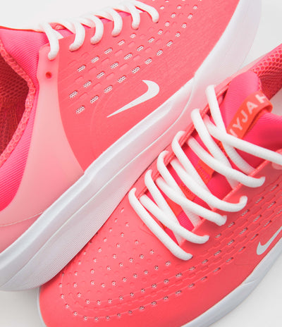 Nike SB Nyjah 3 Shoes in Hot Punch and White and Hot Punch - Hot Punch