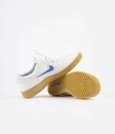 Nike SB Nyjah Free 2 Shoes in Summit White and Light Photo Blue