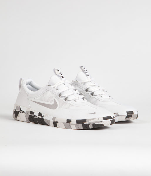 Nike sb nyjah free white camo Clearance