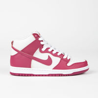 Nike SB Orange Label Dunk High Pro Shoes in Sweet Beet and Sweet Beet and White - Sweet Beet thumbnail