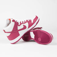 Nike SB Orange Label Dunk High Pro Shoes in Sweet Beet and Sweet Beet and White - Sweet Beet thumbnail