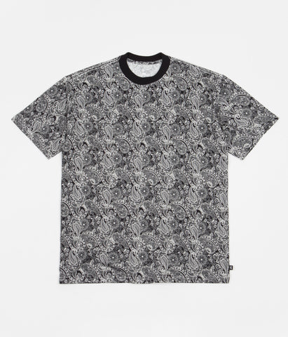 【Paragraph】24SS★ no.030 PAISLEY PATCHWORK T SHIRT Oversize-Streetwear-Paisley-