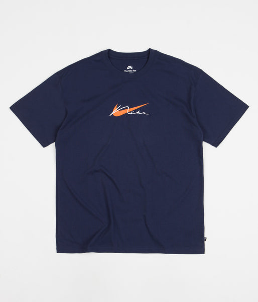 Nike SB Scribe T-Shirt Midnight Navy Flatspot1