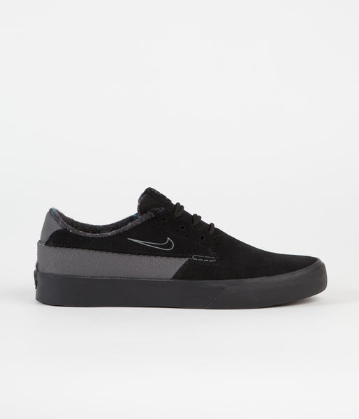 Nike SB Shane Premium Shoes Black Smoke Grey Iron Grey Black Flatspot