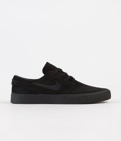 Nike SB Stefan Janoski Remastered Shoes Black Black Black Blac Flatspot