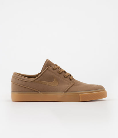 Nike sb janoski white sail hotsell & golden beige canvas skate shoes