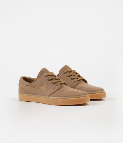 Nike SB Stefan Janoski Shoes in Golden Beige and Golden Beige and Gum Yellow