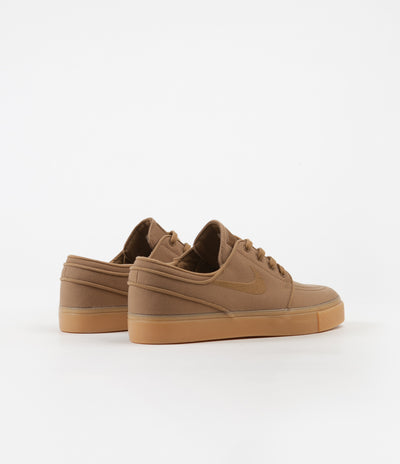 Nike SB Stefan Janoski Shoes in Golden Beige and Golden Beige and Gum Yellow