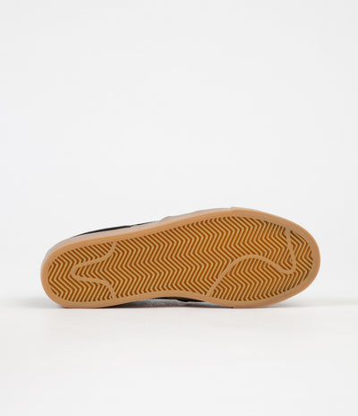 Nike SB Stefan Janoski Slip On Shoes in Black and Gunsmoke and Gum Light Brown