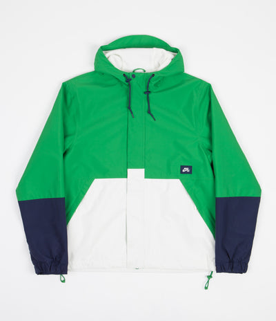 Nike SB Storm-FIT Winterized Jacket in Lucky Green and Sail / Midnight Navy