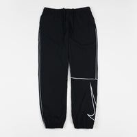 Nike SB Swoosh Track Pants in Black and White / White thumbnail