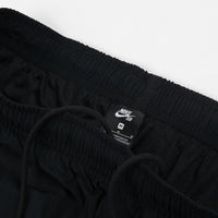 Nike SB Swoosh Track Pants in Black and White / White thumbnail