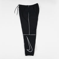 Nike SB Swoosh Track Pants in Black and White / White thumbnail