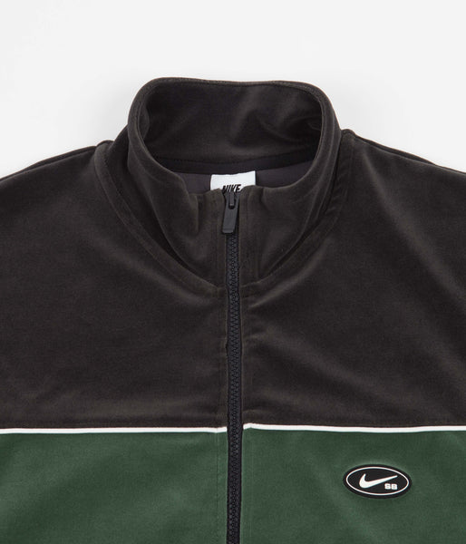 Nike SB Velour Jacket - Noble Green / Black / Black / Noble Green