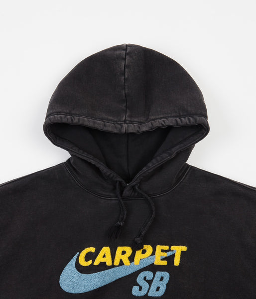 Nike SB x Carpet Company Fleece Skate Hoodie (Black / Black