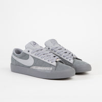 Nike SB x FPAR Blazer Low Shoes in Cool Grey and Wolf Grey thumbnail