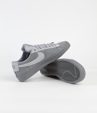 Nike SB x FPAR Blazer Low Shoes in Cool Grey and Wolf Grey
