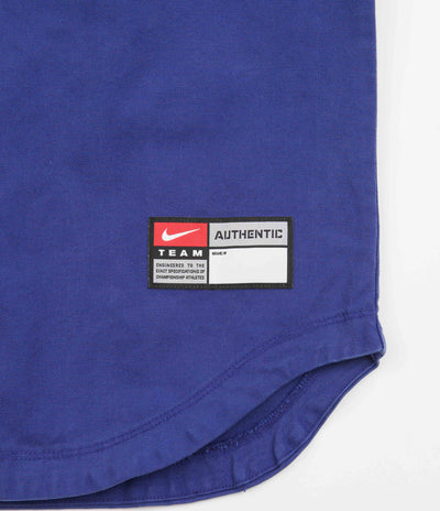 Nike SB x MLB Baseball Jersey in Deep Royal Blue and White