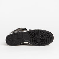 Nike SB x Pawnshop Dunk High OG Shoes in Black and Black and Metallic Gold thumbnail