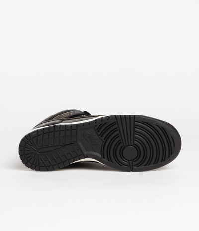 Nike SB x Pawnshop Dunk High OG Shoes in Black and Black and Metallic Gold