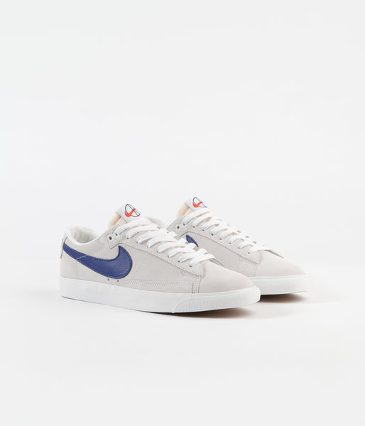 Nike x Polar Blazer Low GT Shoes - Summit White / Deep Royal Blue | Flatspot