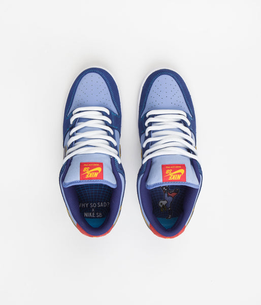 Nike SB x Why So Sad? Dunk Low Premium Shoes - Coastal Blue