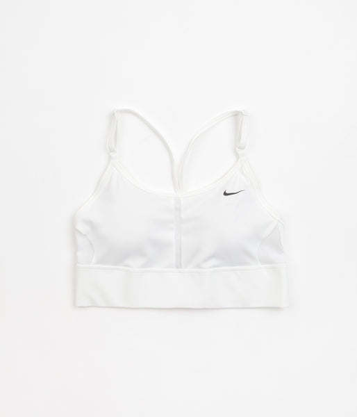 Nike Womens Dri-FIT Light Support Long Line Sports Bra - White
