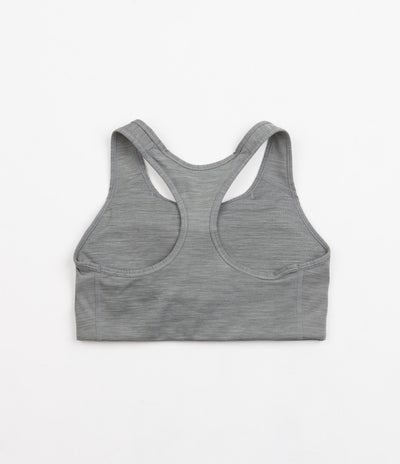 Nike Womens Dri-FIT Medium Support 1 Piece Pad Sports Bra in Smoke Grey and Heather / Black
