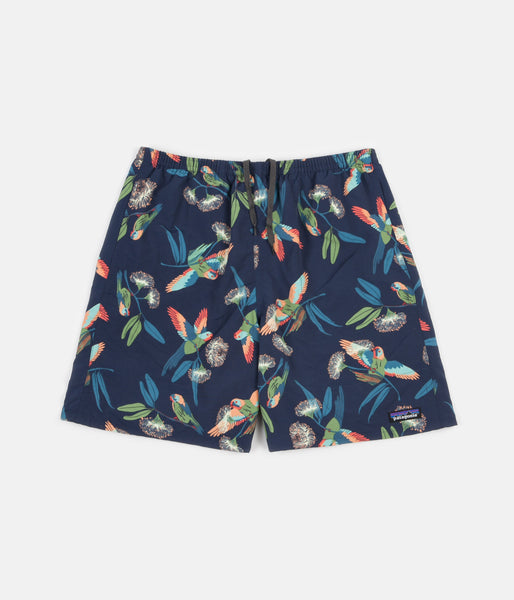 Patagonia Baggies Longs 7 Shorts Parrots Stone Blue Flatspot