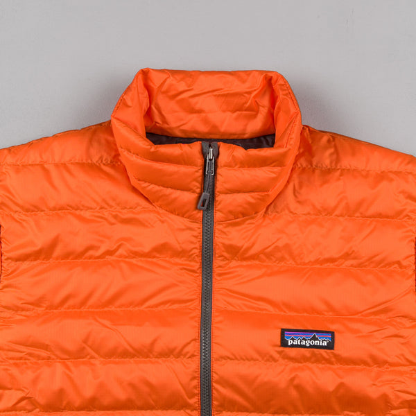 Patagonia down sweater sunset orange hot sale