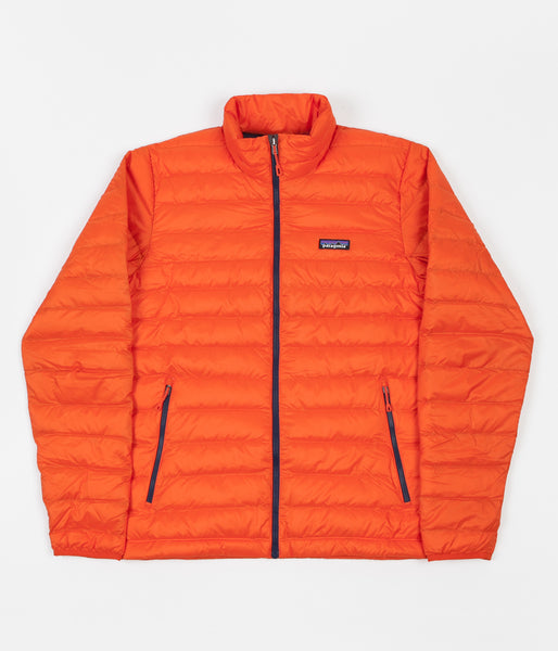Patagonia down sweater paintbrush red top