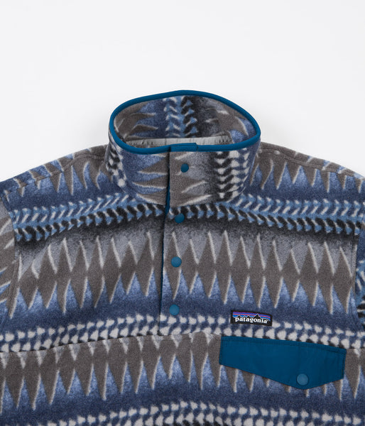 Patagonia Lightweight Synchilla Snap T Fleece Laughing Waters Smou Flatspot