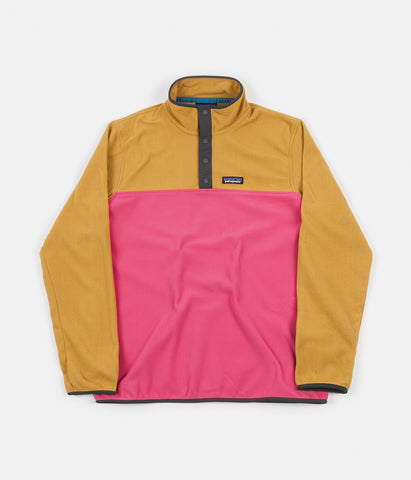 Pink patagonia fleece pullover shop