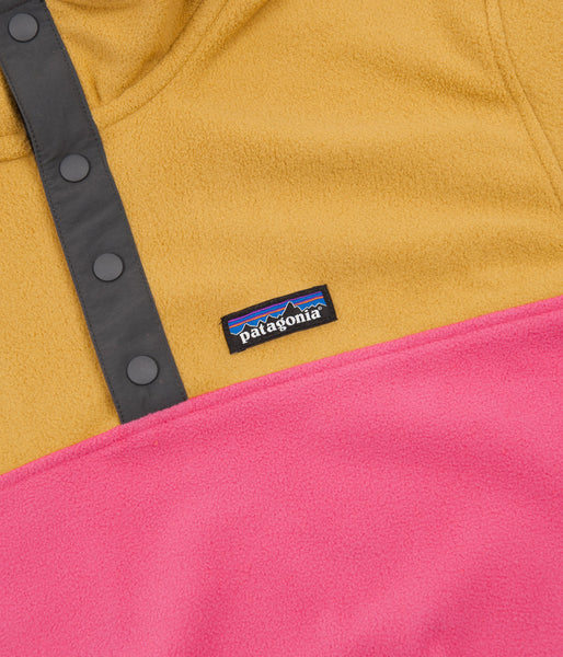 Patagonia Micro D Snap T Pullover Fleece Ultra Pink