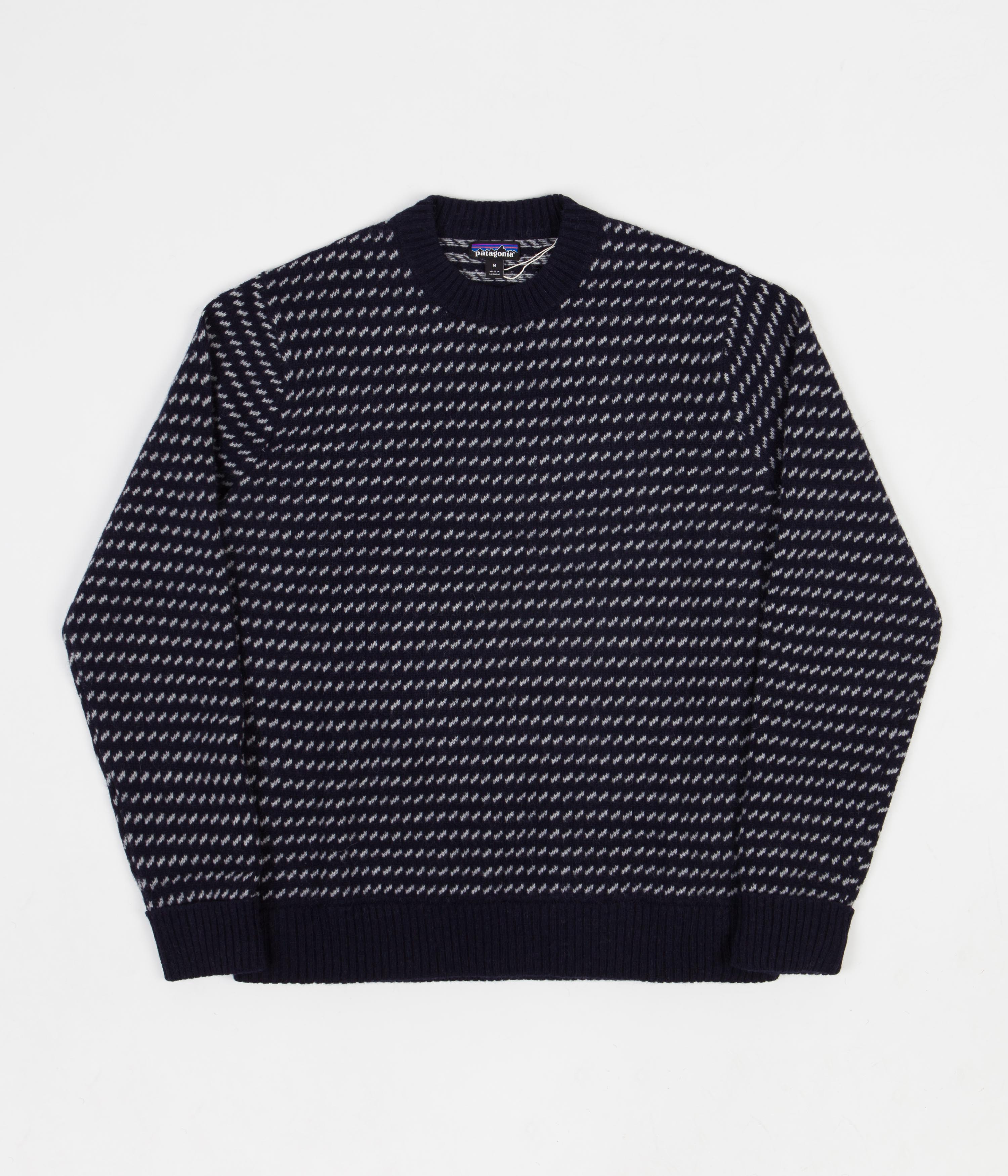 Patagonia Recycled Wool Sweatshirt - Classic Navy