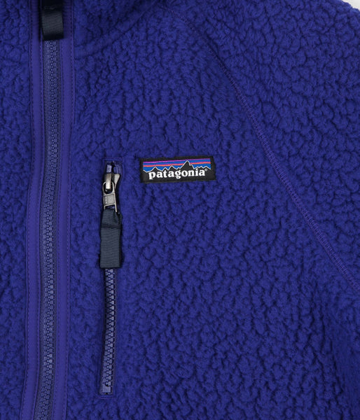 Patagonia Retro Pile Fleece Jacket Cobalt Blue Flatspot