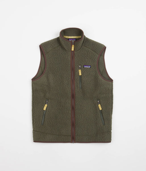 Patagonia Retro Pile Vest Basin Green Flatspot - Main Image