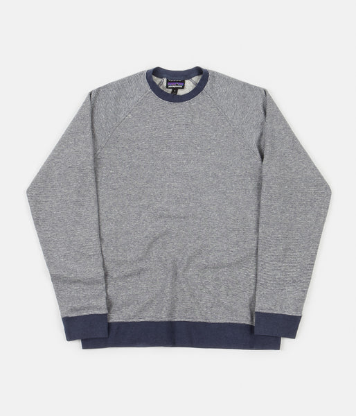 Patagonia Trail Harbor Crewneck Sweatshirt Long Plains Dolomite Blu Flatspot