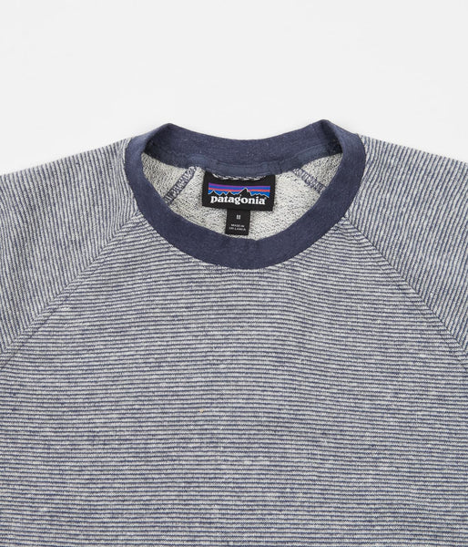 Patagonia Trail Harbor Crewneck Sweatshirt Long Plains Dolomite Blu Flatspot