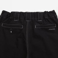 Poetic Collective Painter Pants - Black Denim / White Seams thumbnail