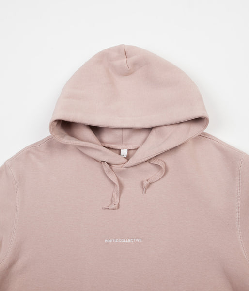 Poetic Collective Sleeve Hoodie Washed Out Pink Flatspot