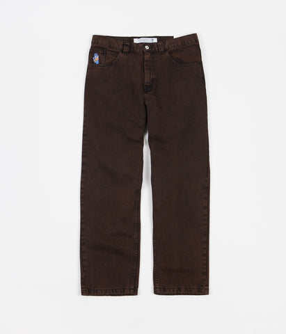 Polar 93 Denim Jeans - Brown Black | Flatspot