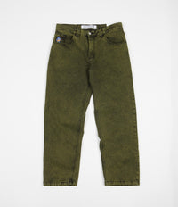 Polar 93 Denim Jeans in Green Black
