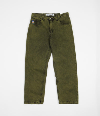 Polar 93 Denim Jeans in Green Black