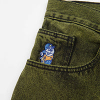 Polar 93 Denim Jeans in Green Black thumbnail