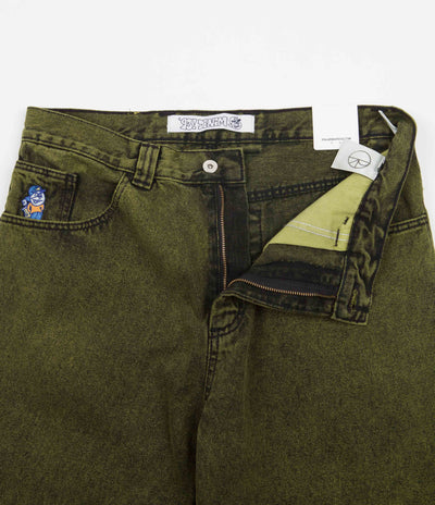 Polar 93 Denim Jeans in Green Black
